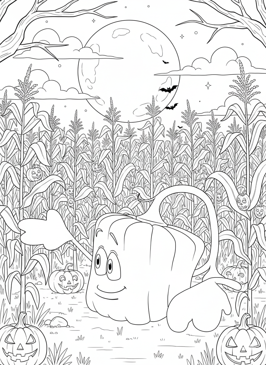 Spookley the Square Pumpkin Coloring Pages 2 Spookley the Square Pumpkin adult coloring pages