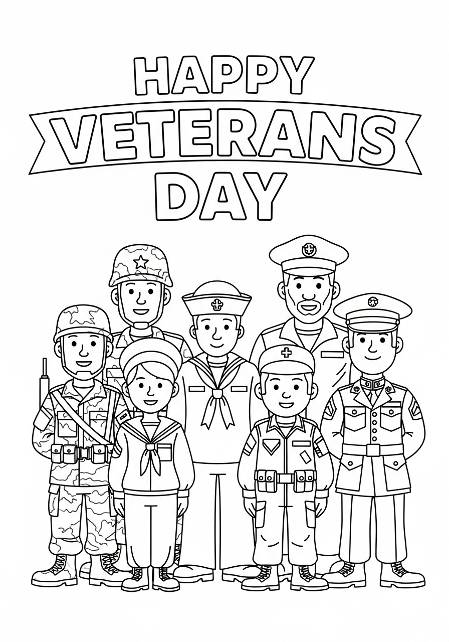 Veterans Day Coloring Pages 8 Veterans Day ornaments coloring pages