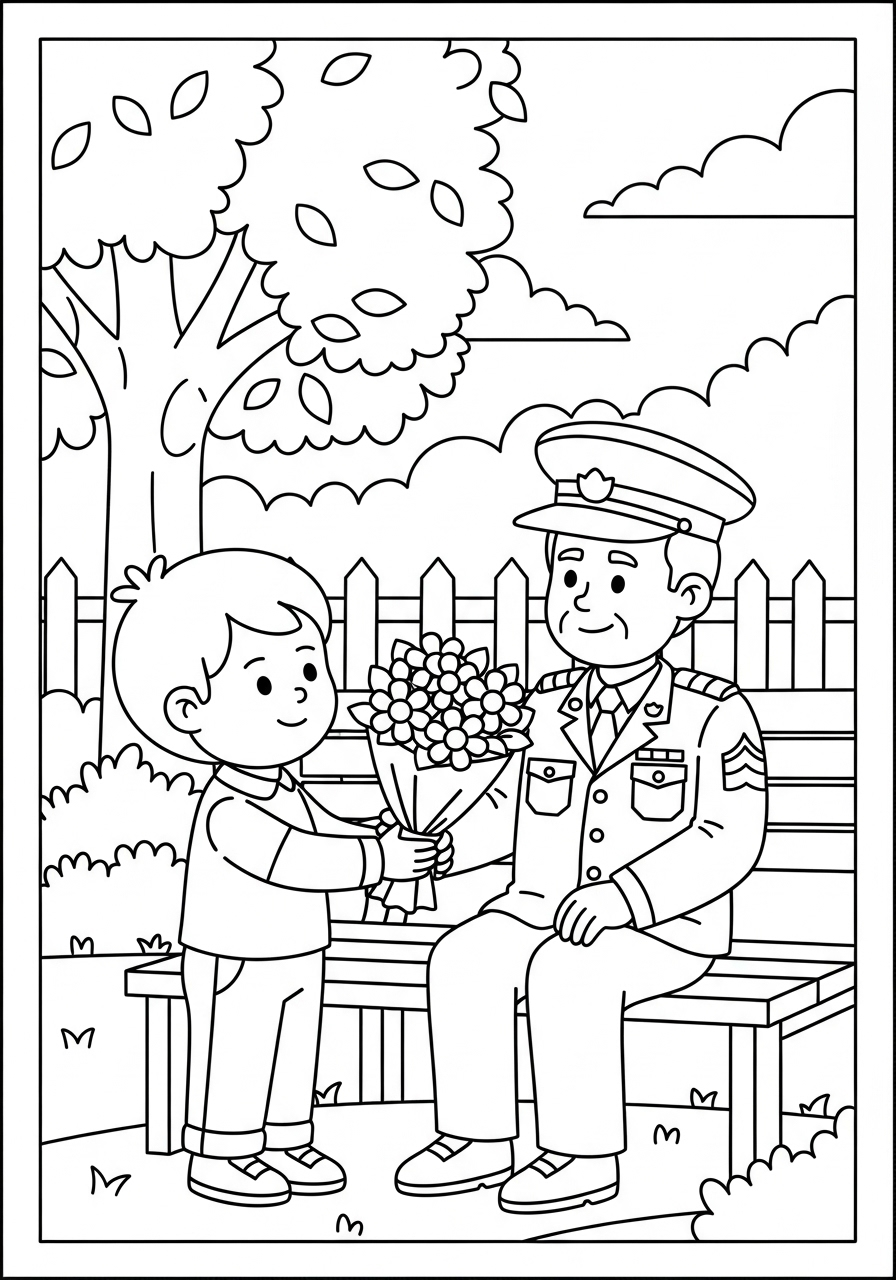 Veterans Day Coloring Pages 21 Veterans Day coloring pages for kids