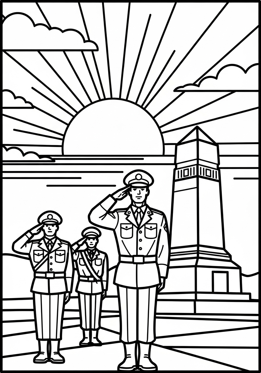 Veterans Day Coloring Pages 19 coloring Veterans Day pages