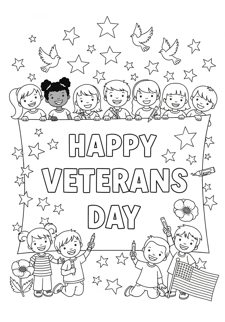 Veterans Day Coloring Pages 15 hard Veterans Day coloring pages