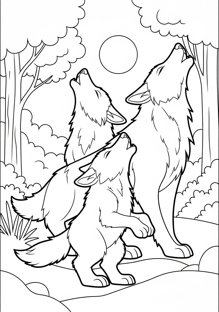 Werewolf Coloring Pages 17 easy Werewolf coloring pages
