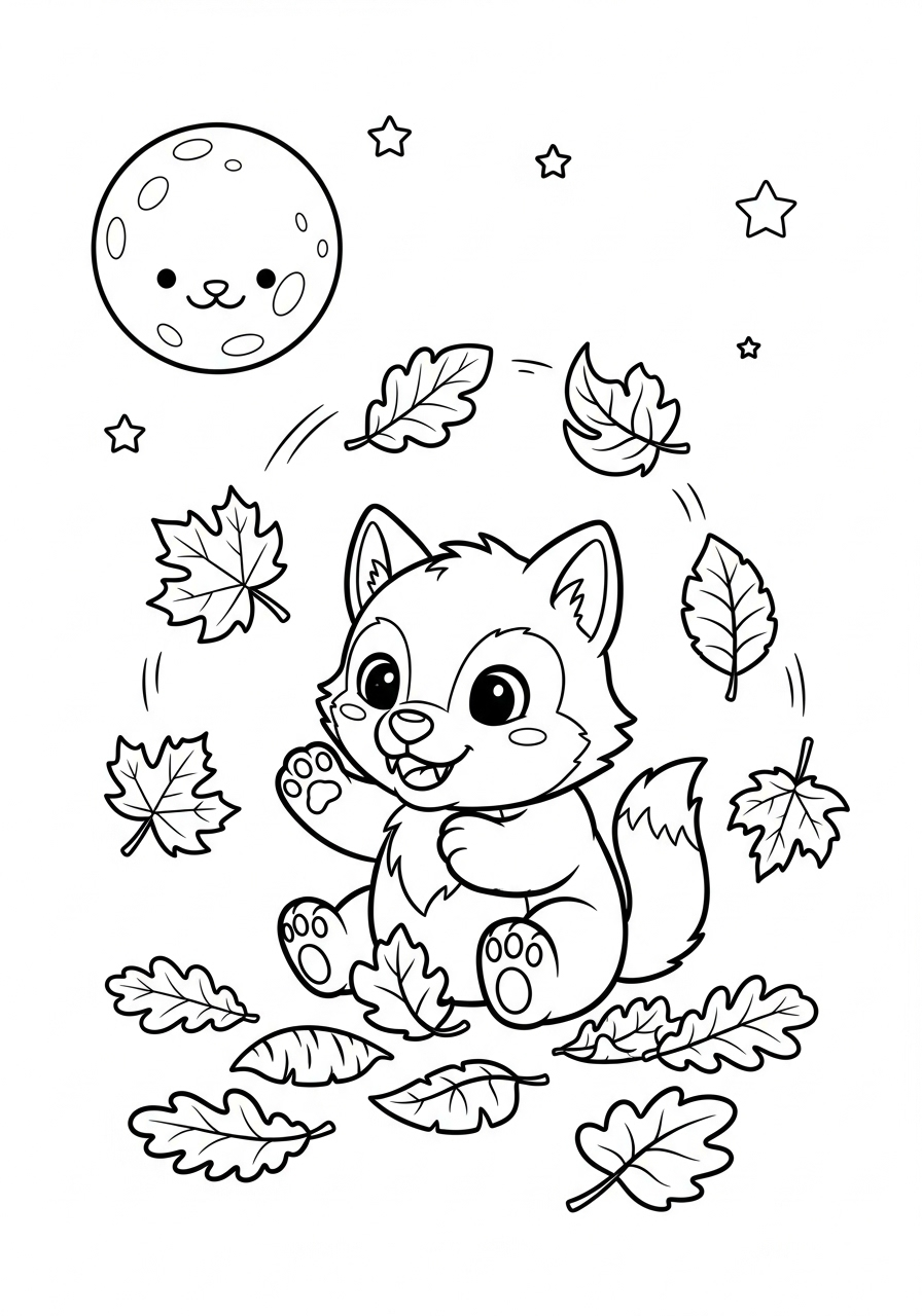 Werewolf Coloring Pages 9 free Werewolf tree coloring pages