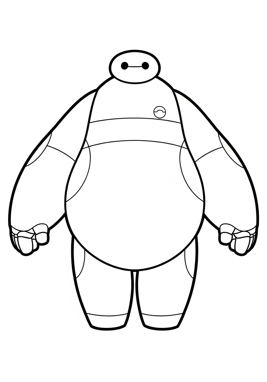 printable coloring pages Baymax