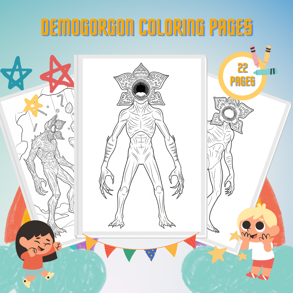Demogorgon Coloring Pages thumbnail