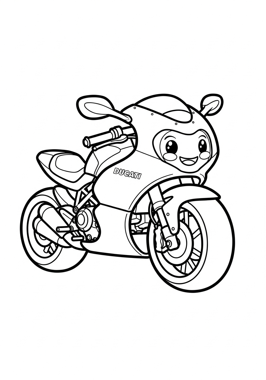 Ducati Coloring Pages 16 Ducati coloring book pages