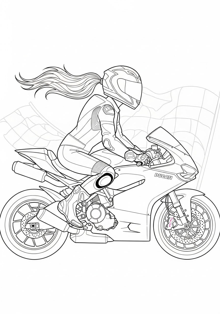 Ducati Coloring Pages 19 Ducati coloring pages for adults easy