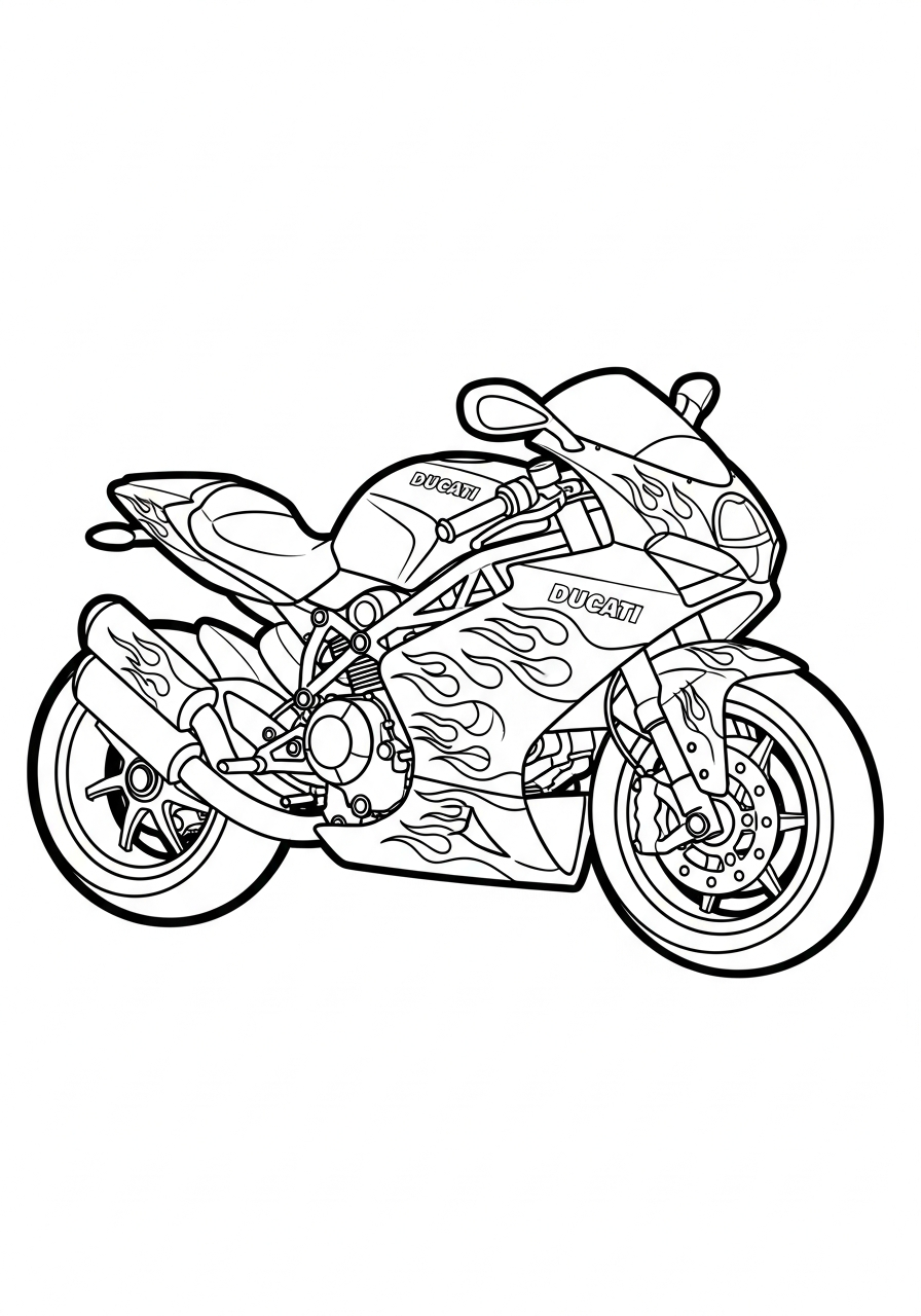 Ducati Coloring Pages 21 Ducati coloring pages free