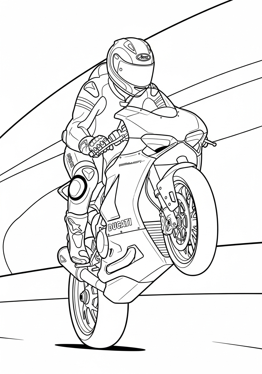 Ducati Coloring Pages 8 free Ducati coloring pages printable