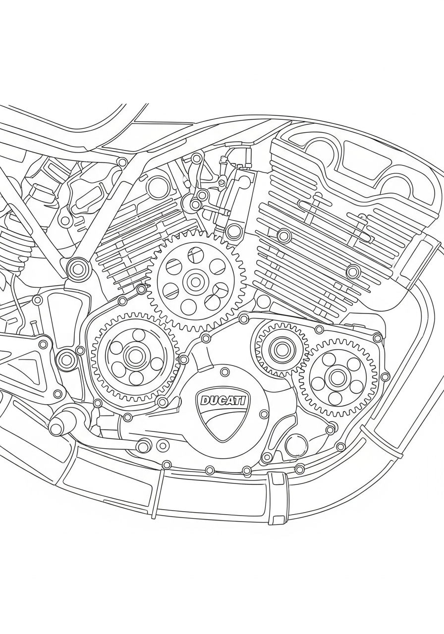 Ducati Coloring Pages 9 Ducati free coloring pages