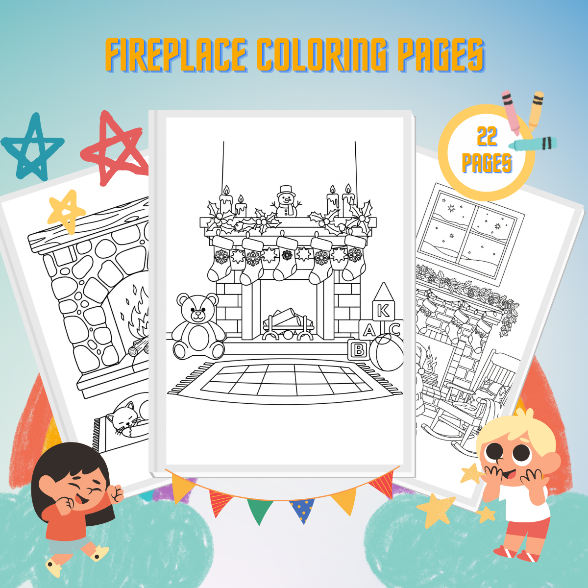 Fireplace Coloring Pages 25 Fireplace Coloring Pages thumbnail