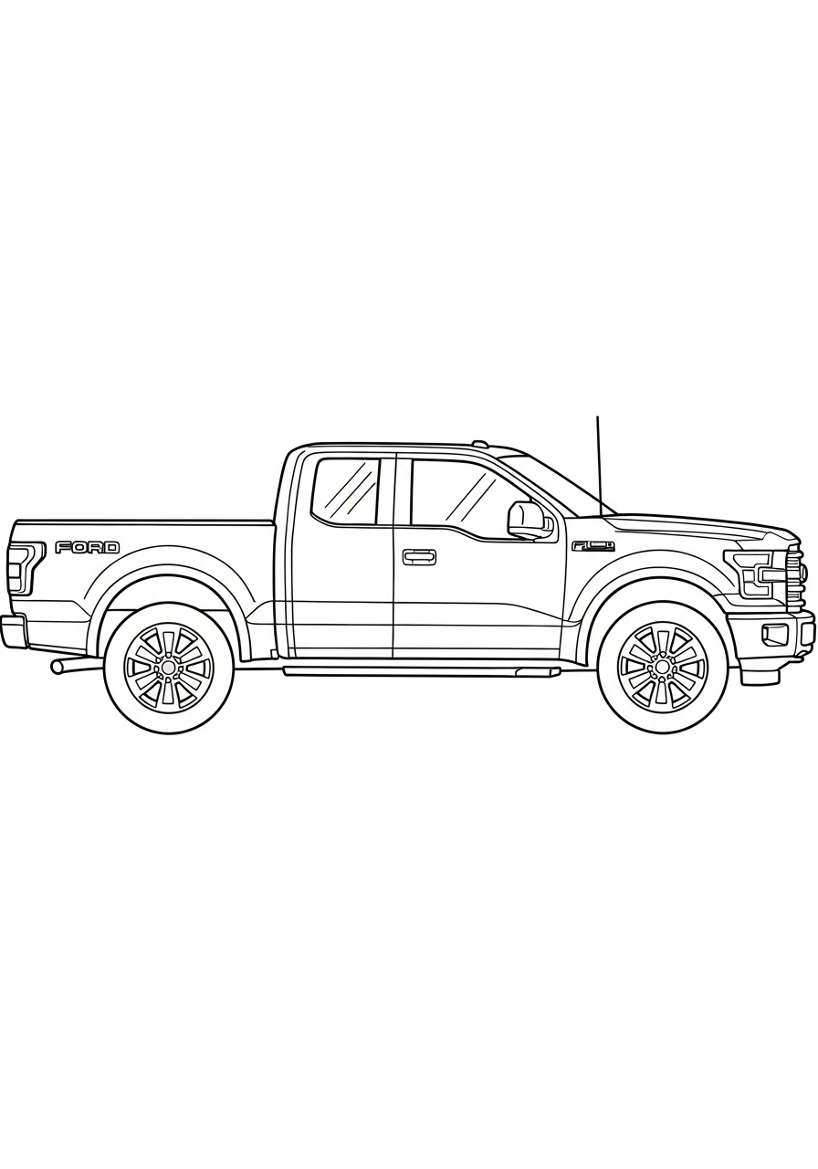 printable coloring pages Ford