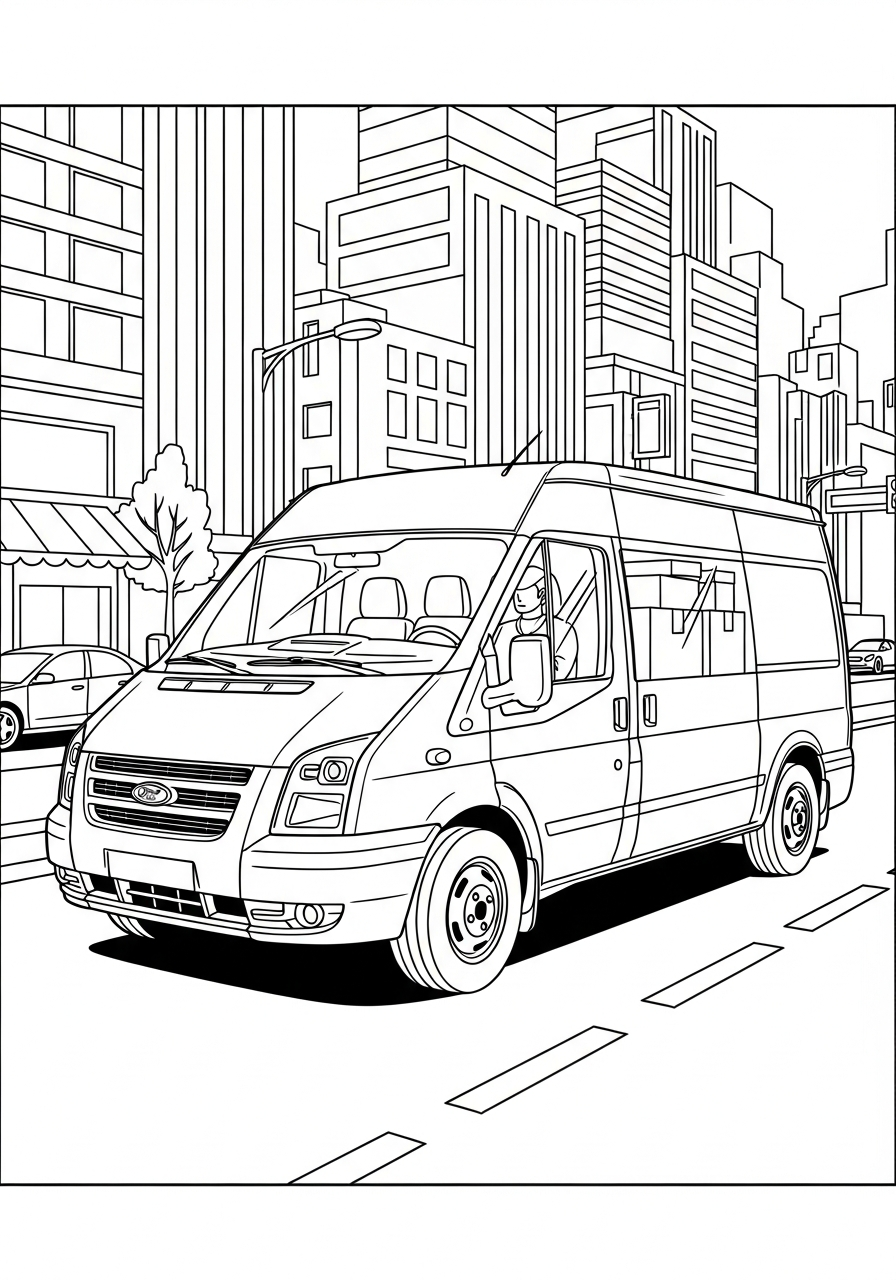 kids Ford coloring pages