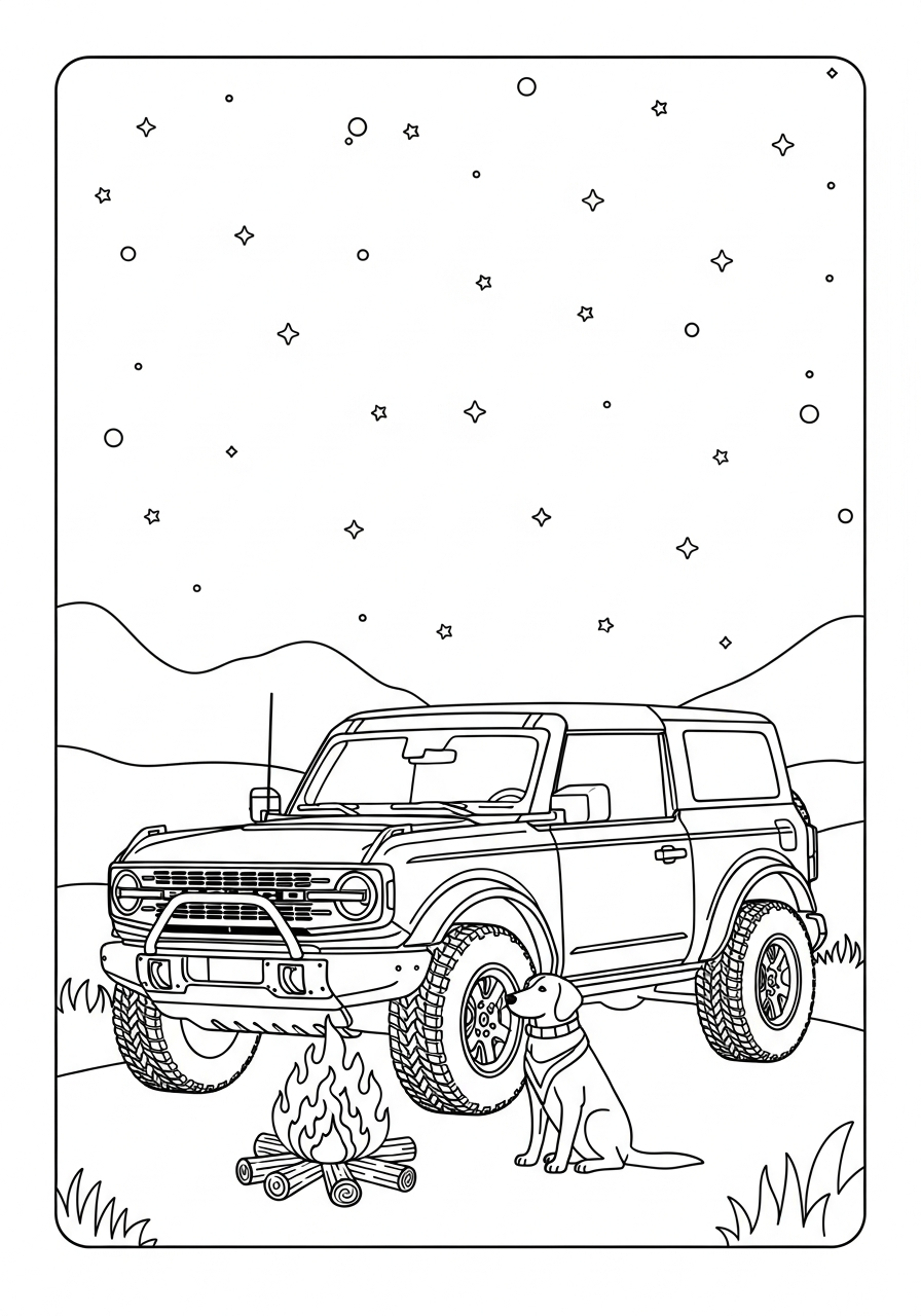Ford free coloring pages