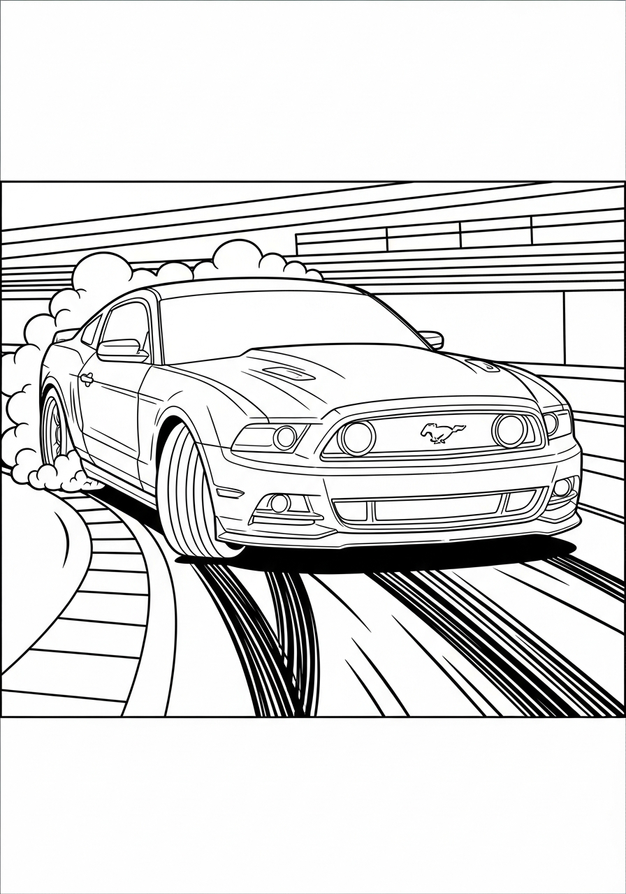 free printable coloring pages Ford