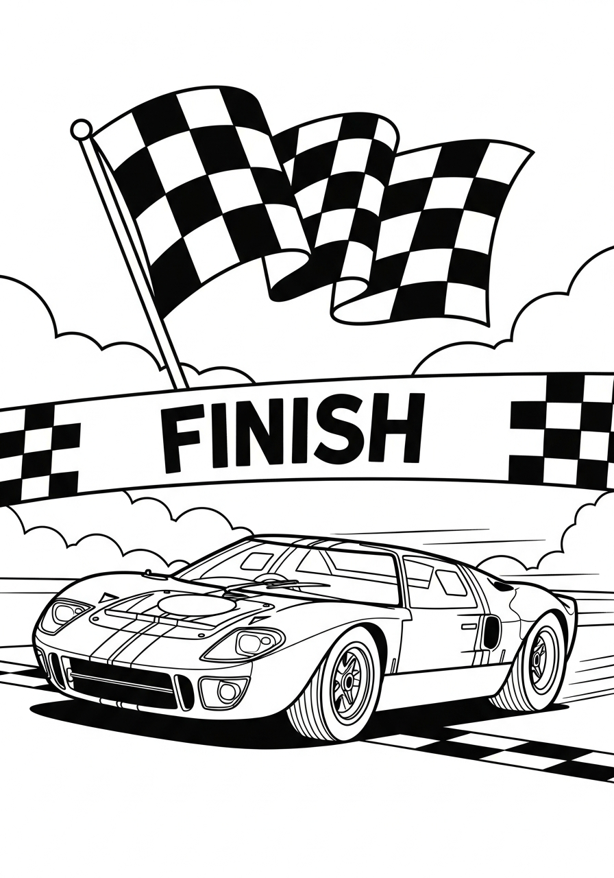 free Ford tree coloring pages