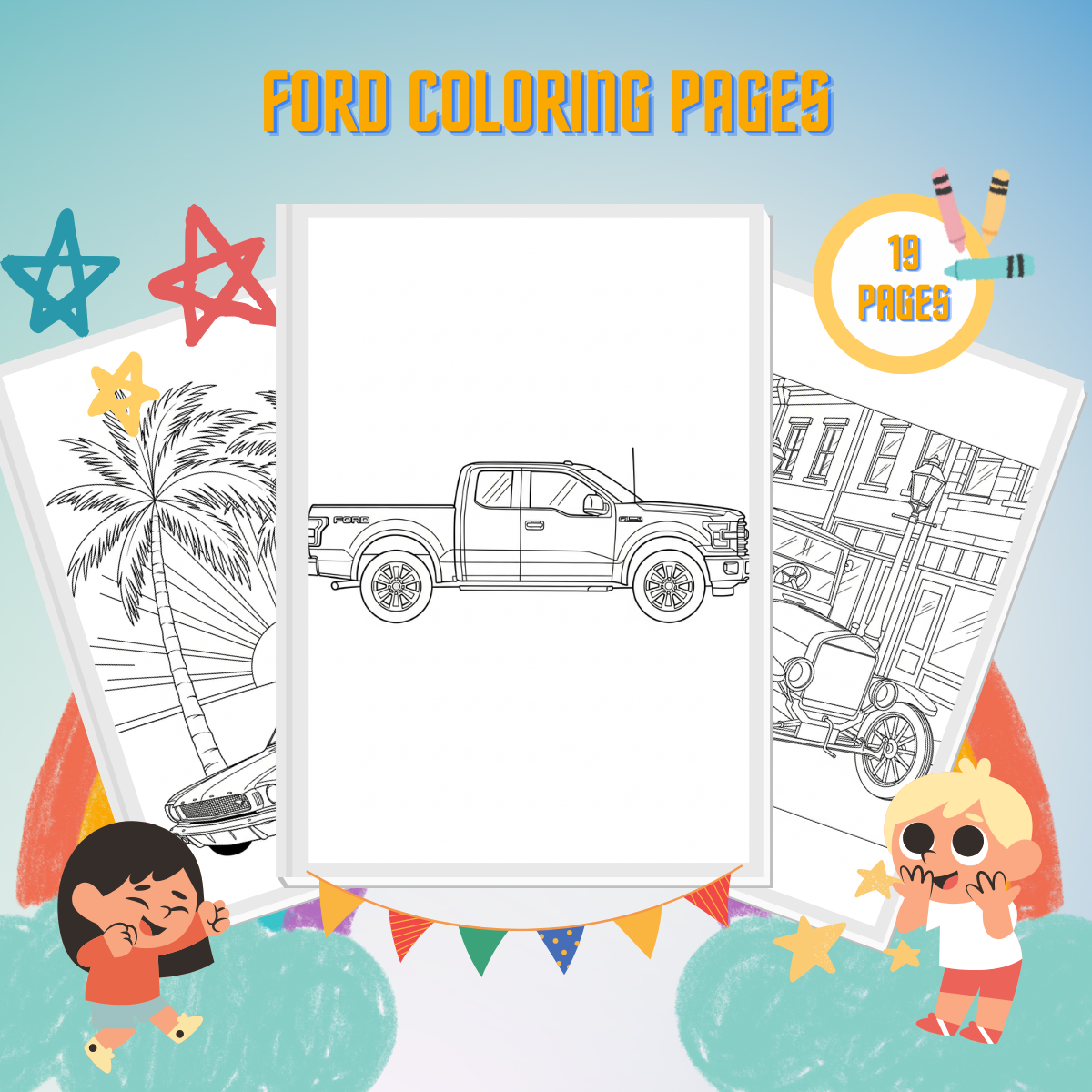 Ford Coloring Pages thumbnail