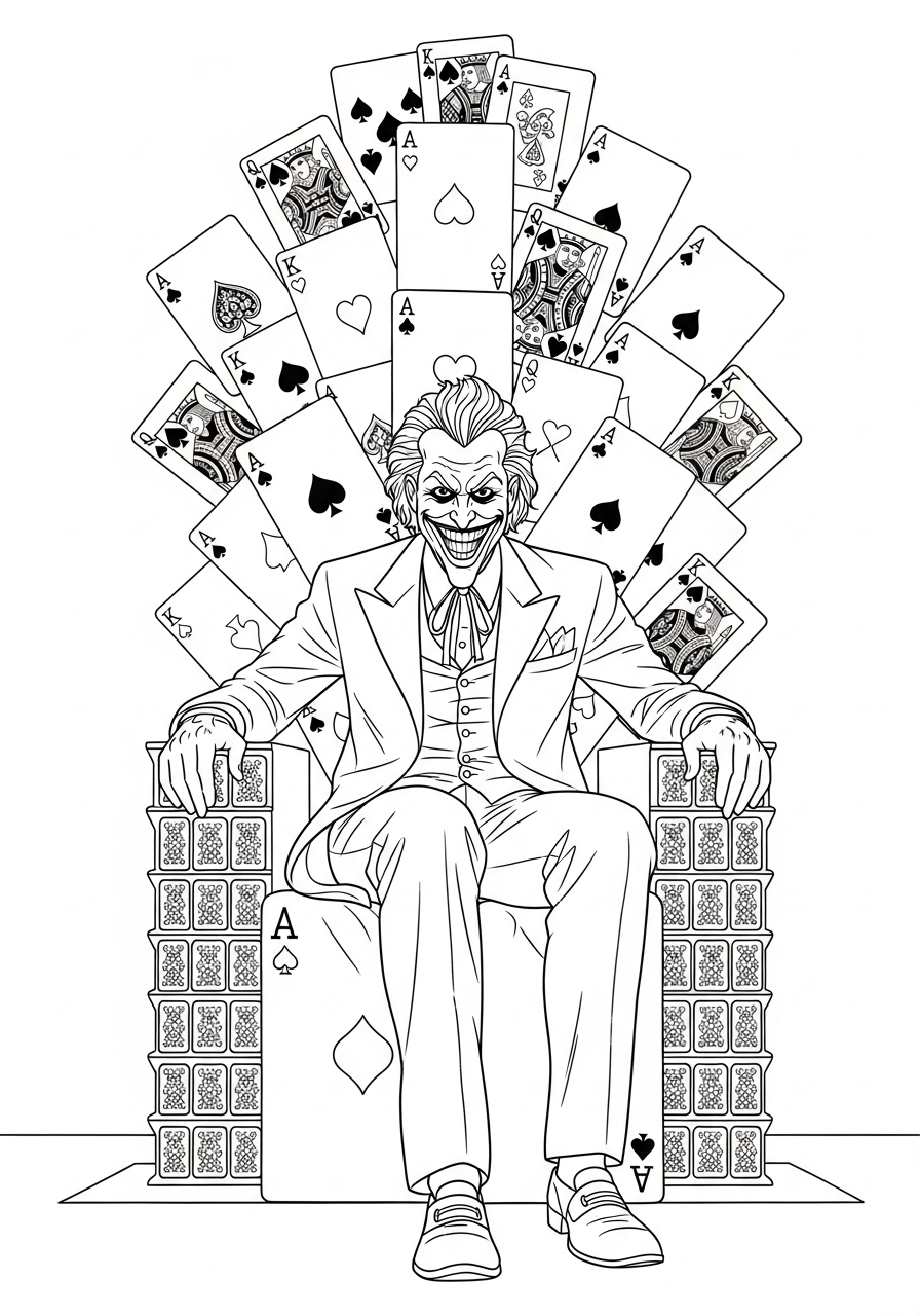 coloring pages printable Joker