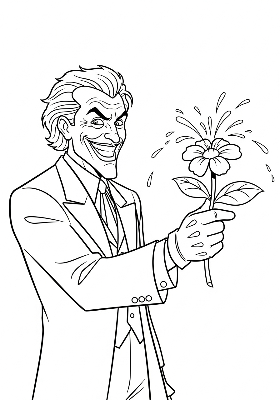preschool Joker coloring pages