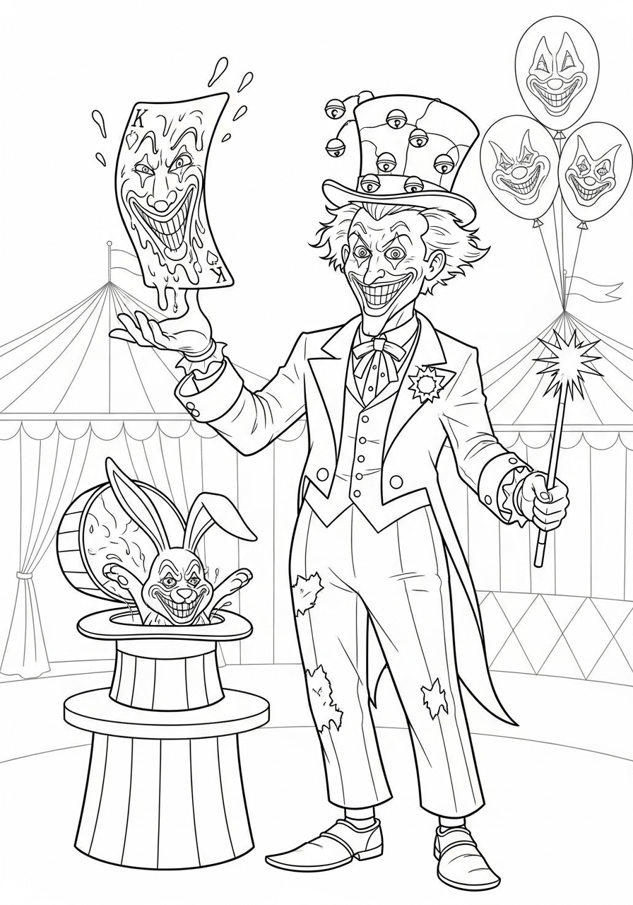 grinch Joker coloring pages