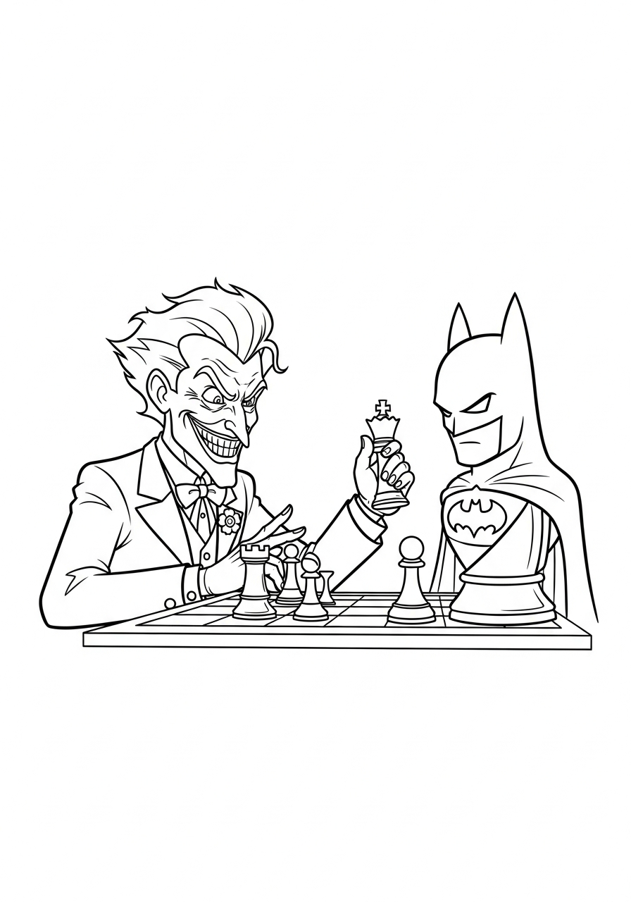 free Joker coloring pages pdf