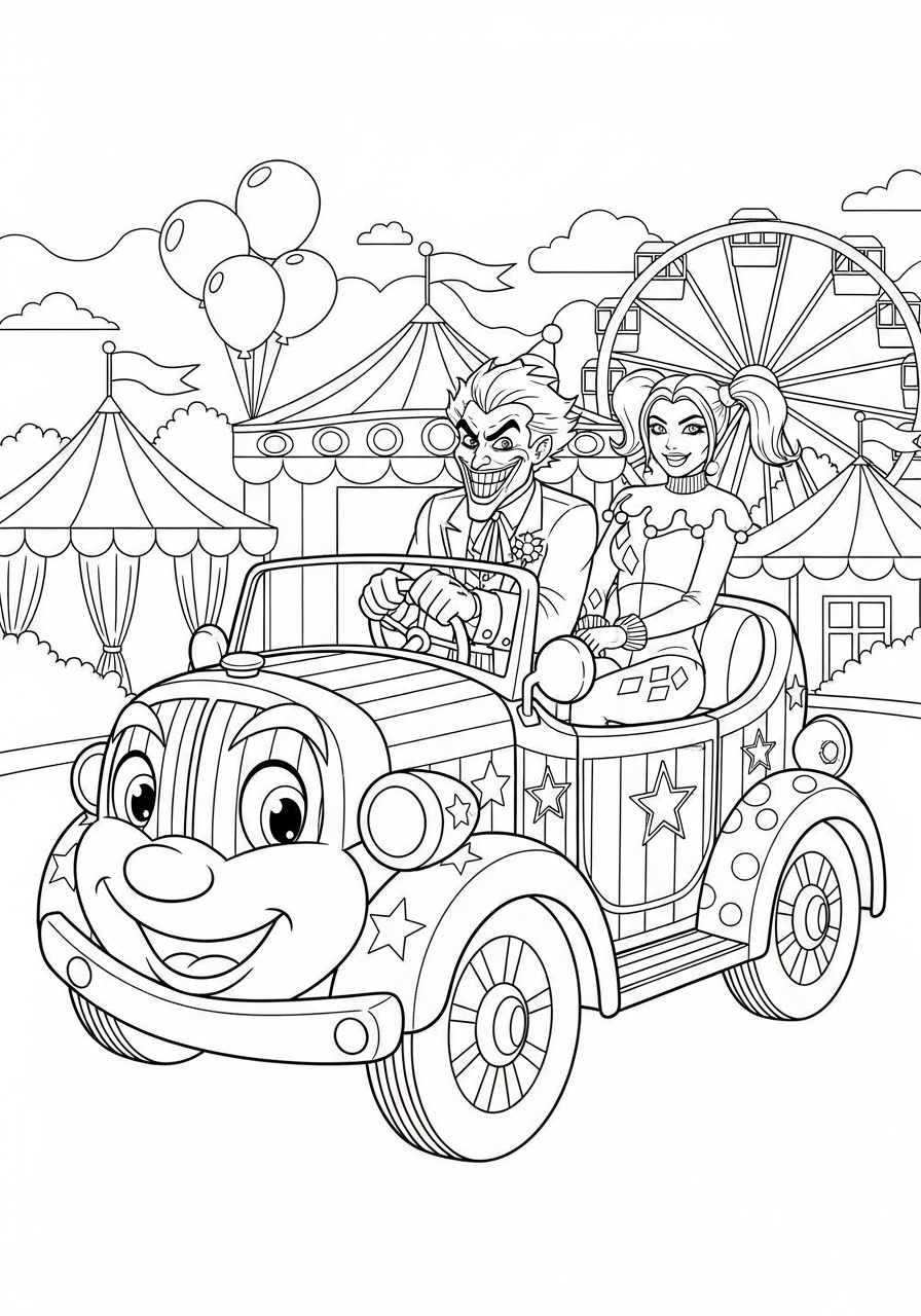 printable coloring pages Joker