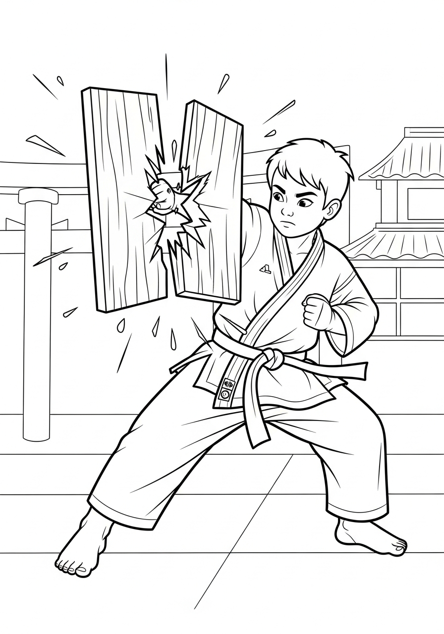 Karate Coloring Pages 11 Karate coloring pages free printable