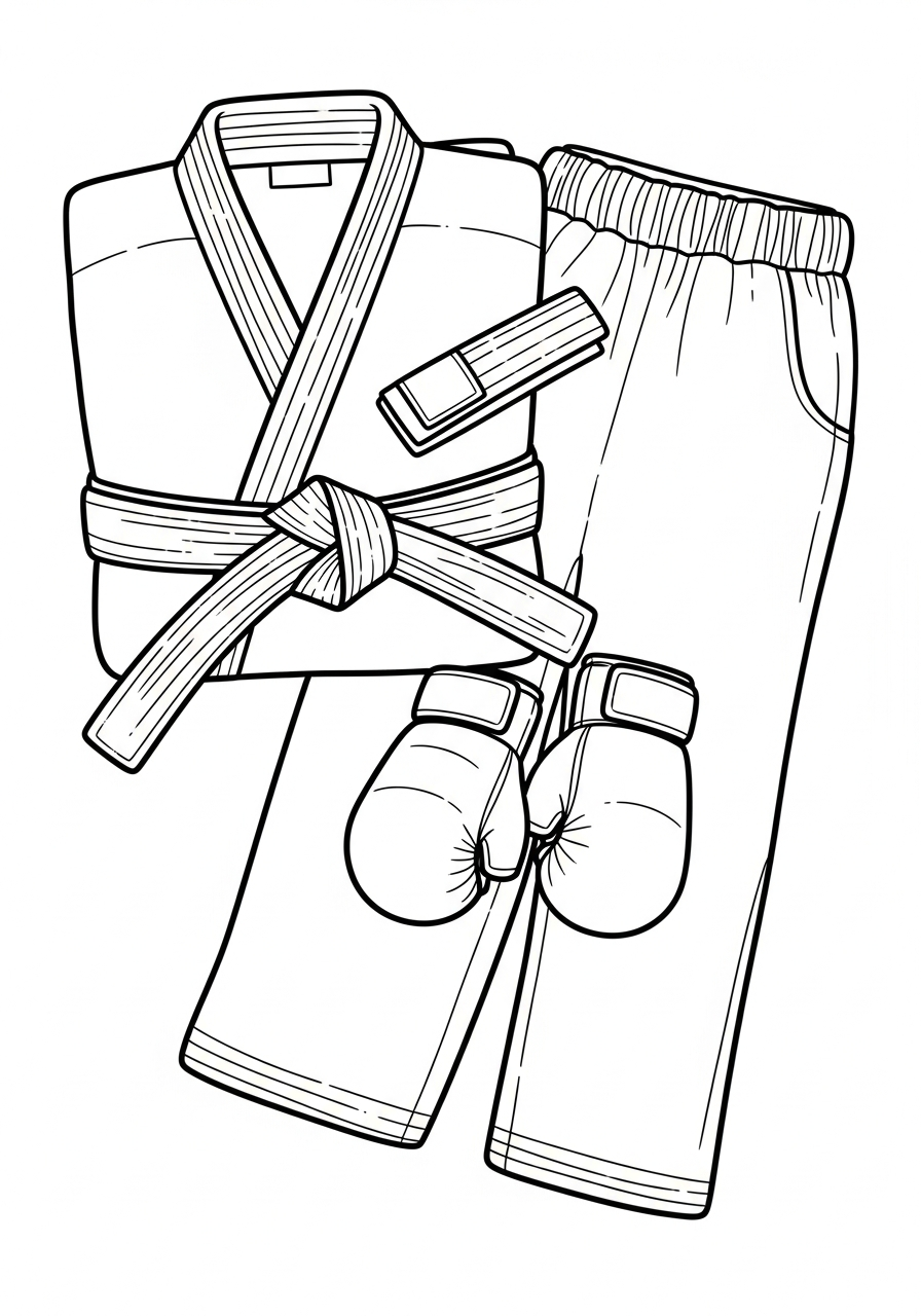 Karate Coloring Pages 16 free printable coloring pages Karate
