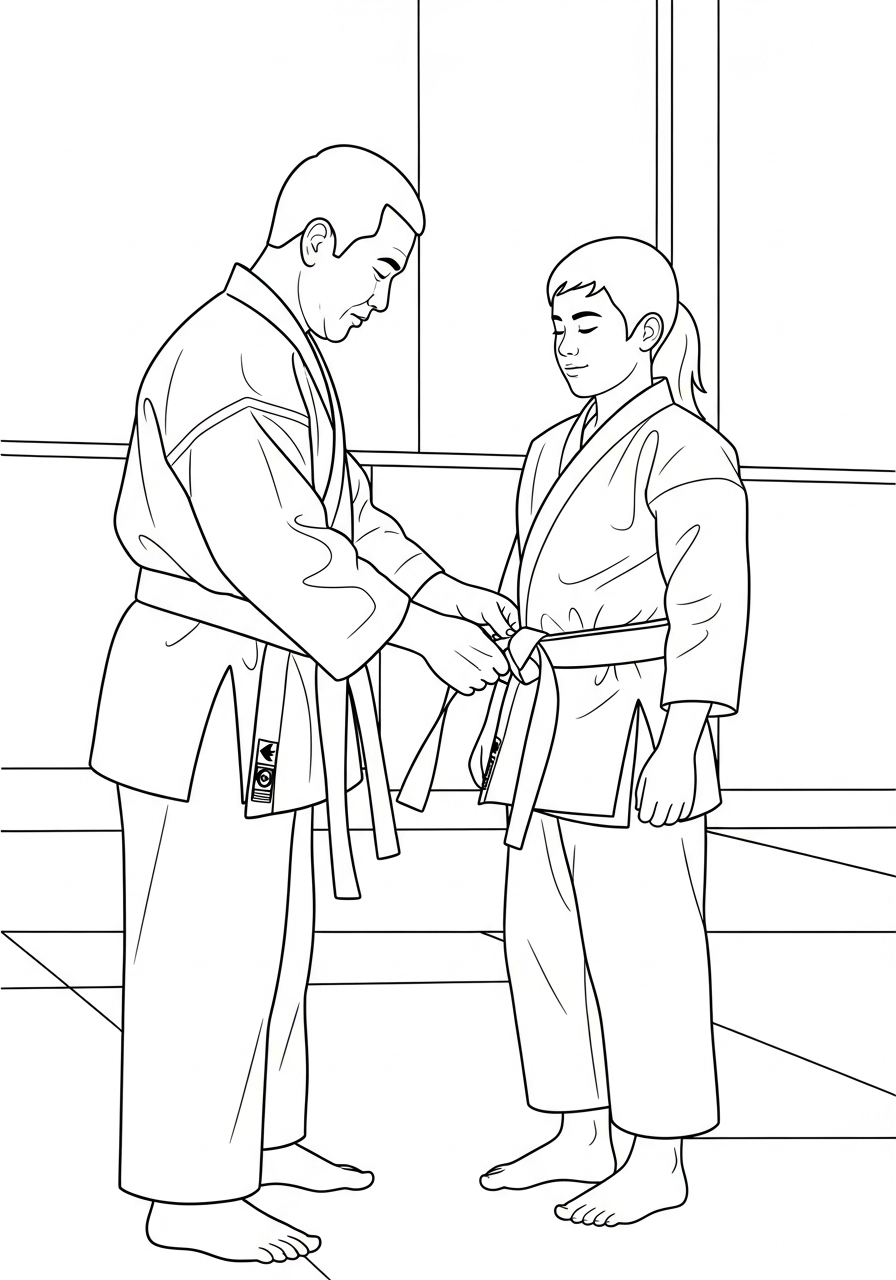 Karate Coloring Pages 21 free Karate coloring pages printable 2