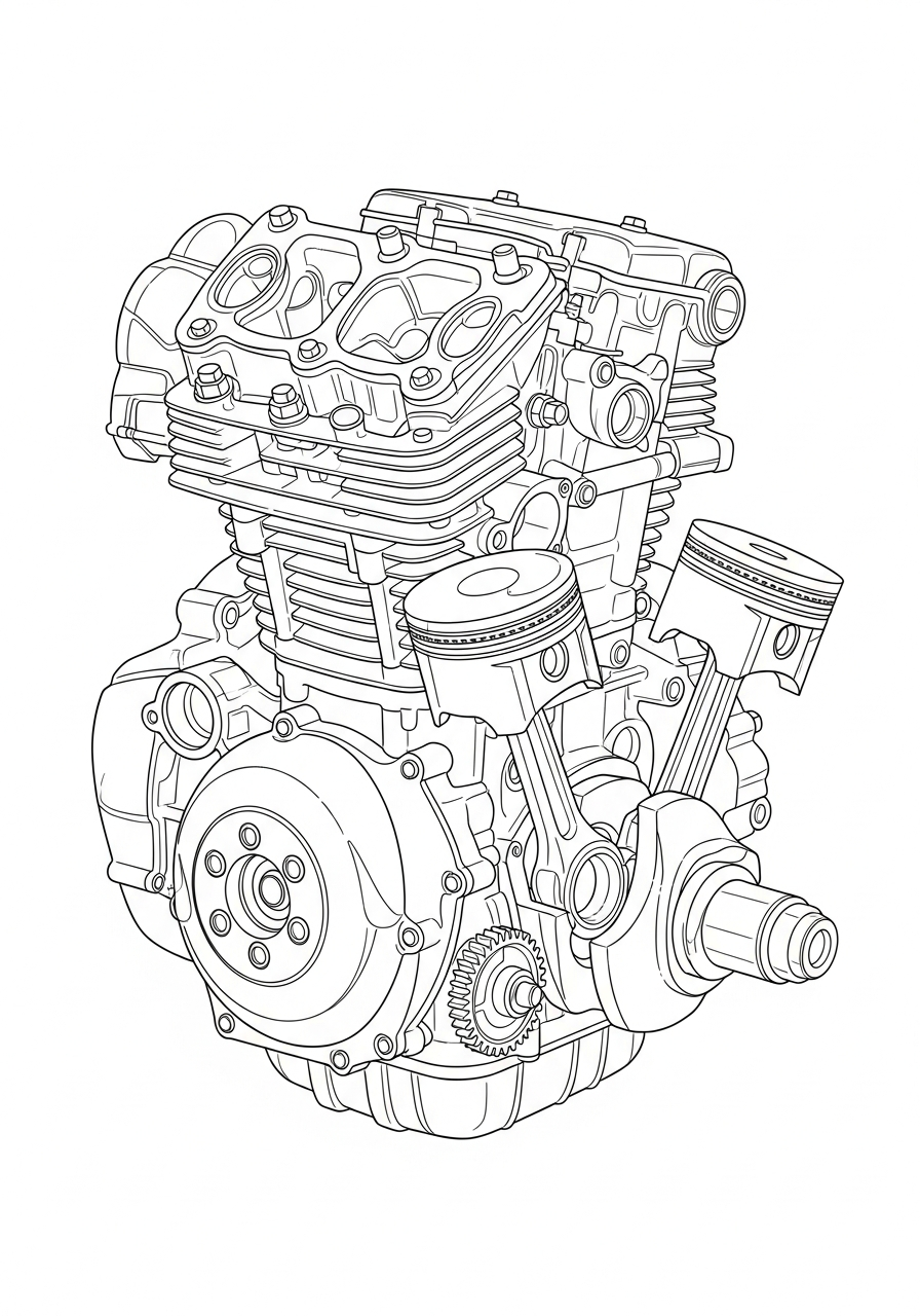 free Kawasaki coloring pages