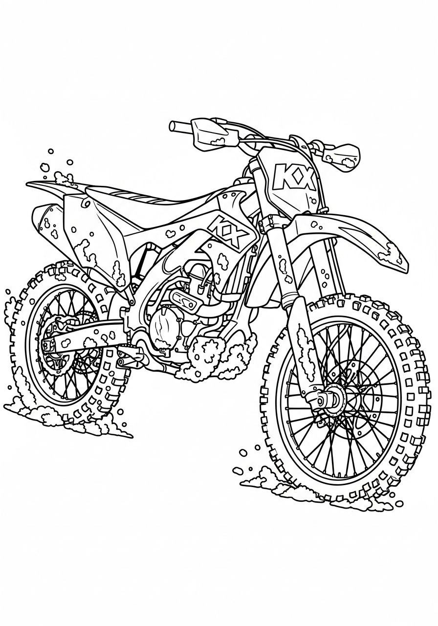 coloring pages printable Kawasaki