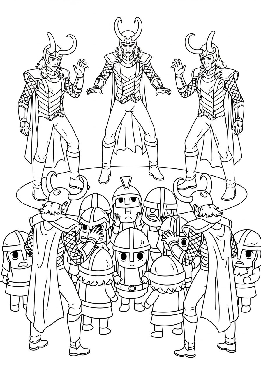 Loki Coloring Pages 11 Loki coloring pages for adults pdf 2
