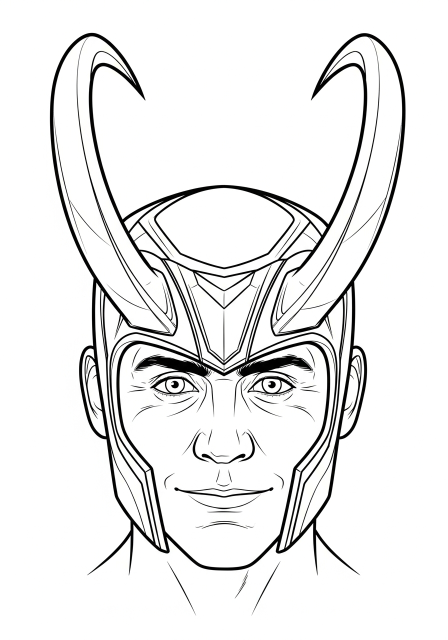 Loki Coloring Pages 12 free printable Loki coloring pages for adults