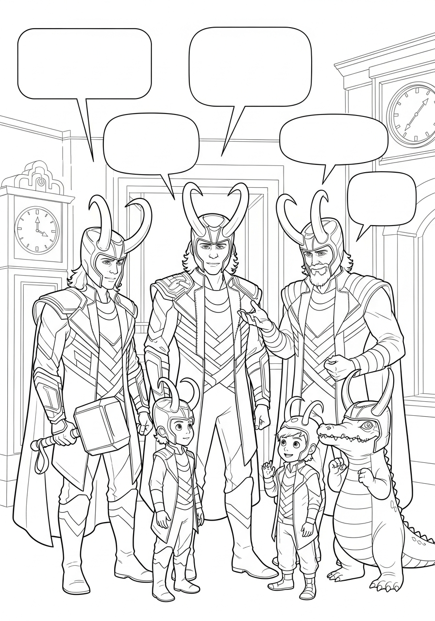 Loki Coloring Pages 16 vintage Loki coloring pages
