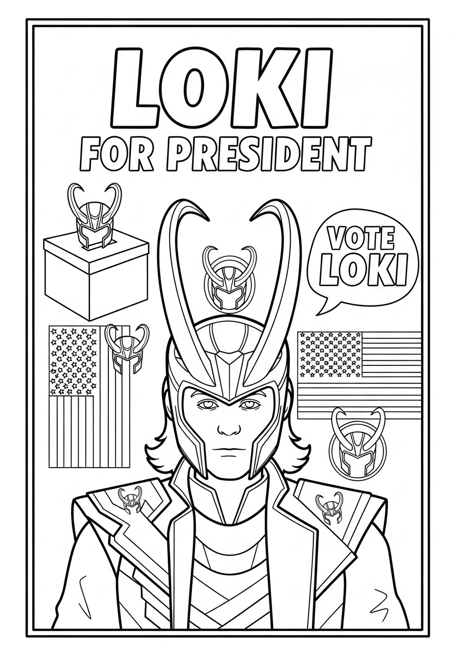 Loki Coloring Pages 17 grinch Loki coloring pages