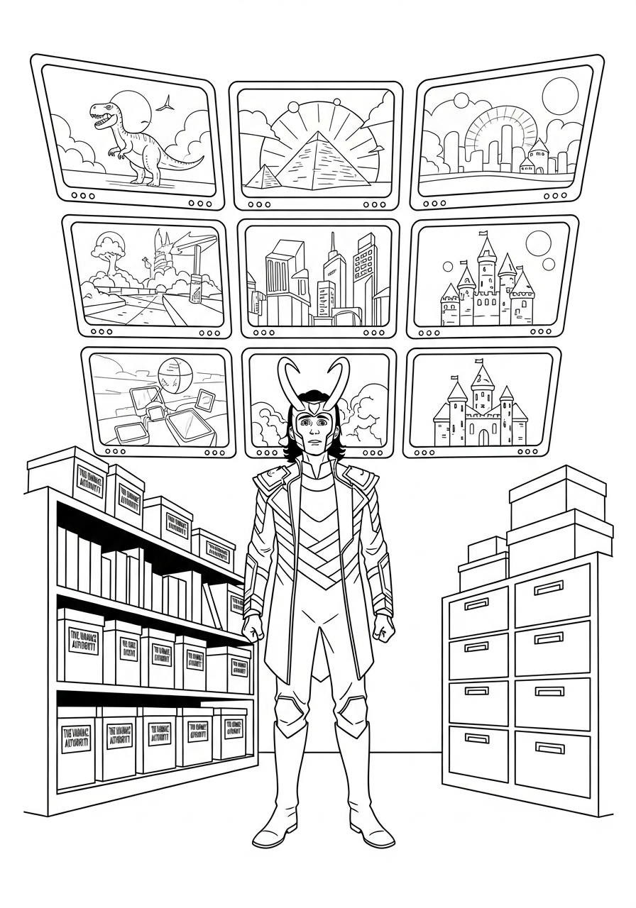 Loki Coloring Pages 18 Loki coloring pages