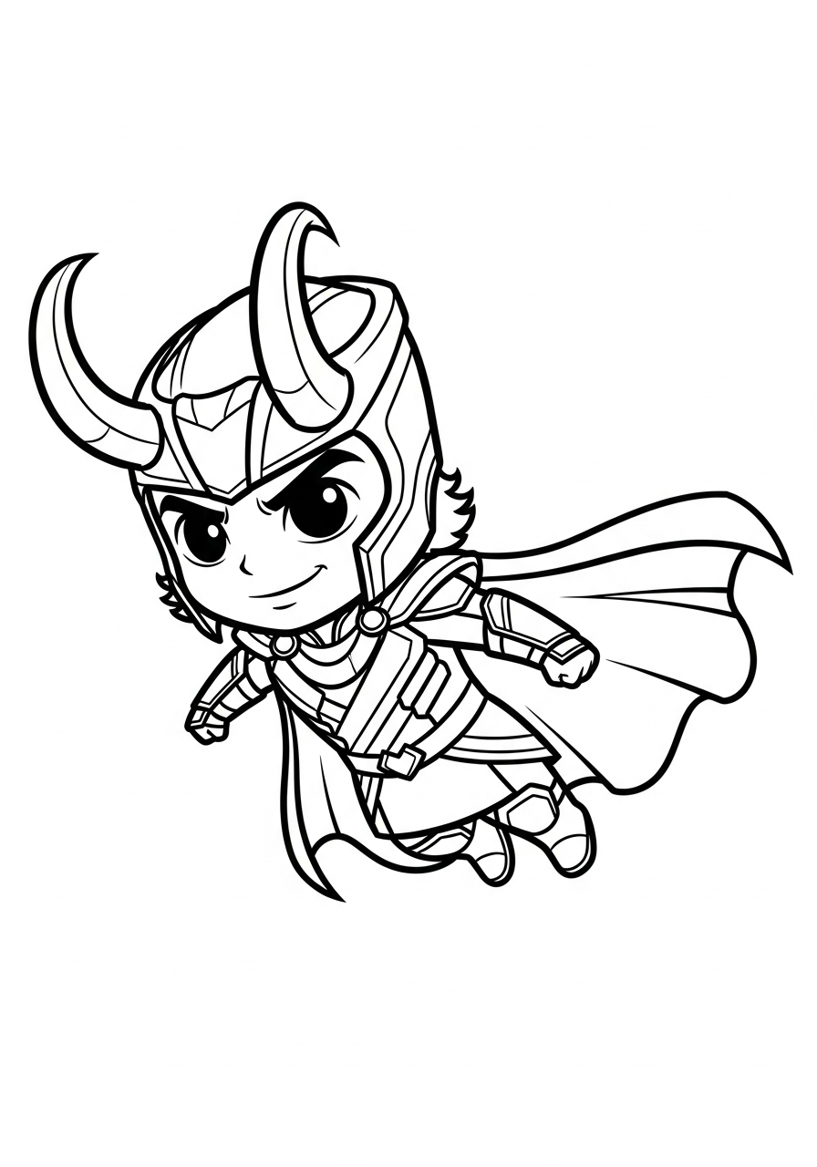 Loki Coloring Pages 9 Loki coloring pages for adults pdf 1