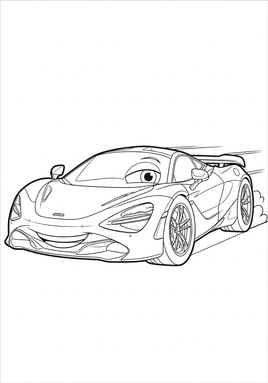 McLaren coloring pages to print