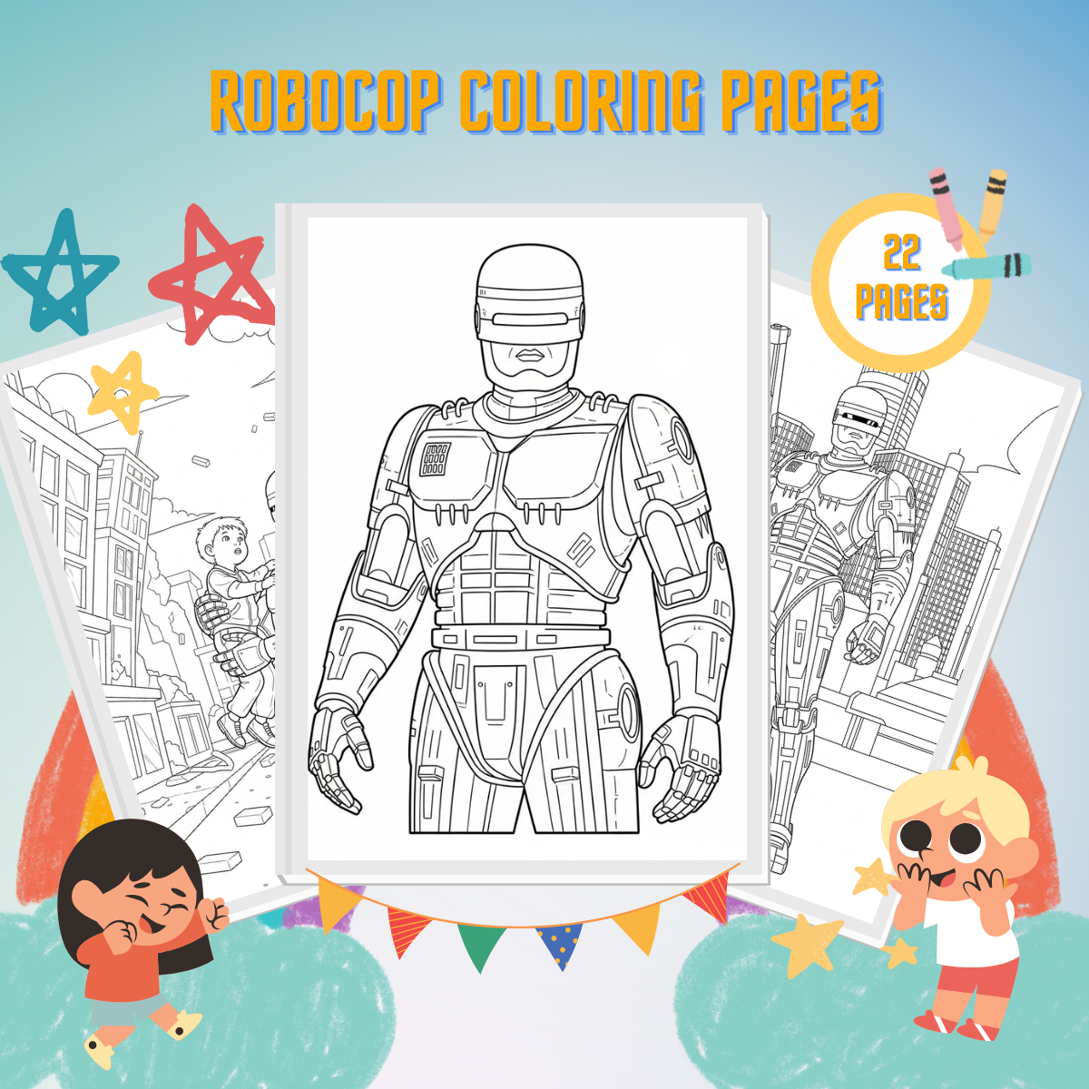 RoboCop Coloring Pages thumbnail