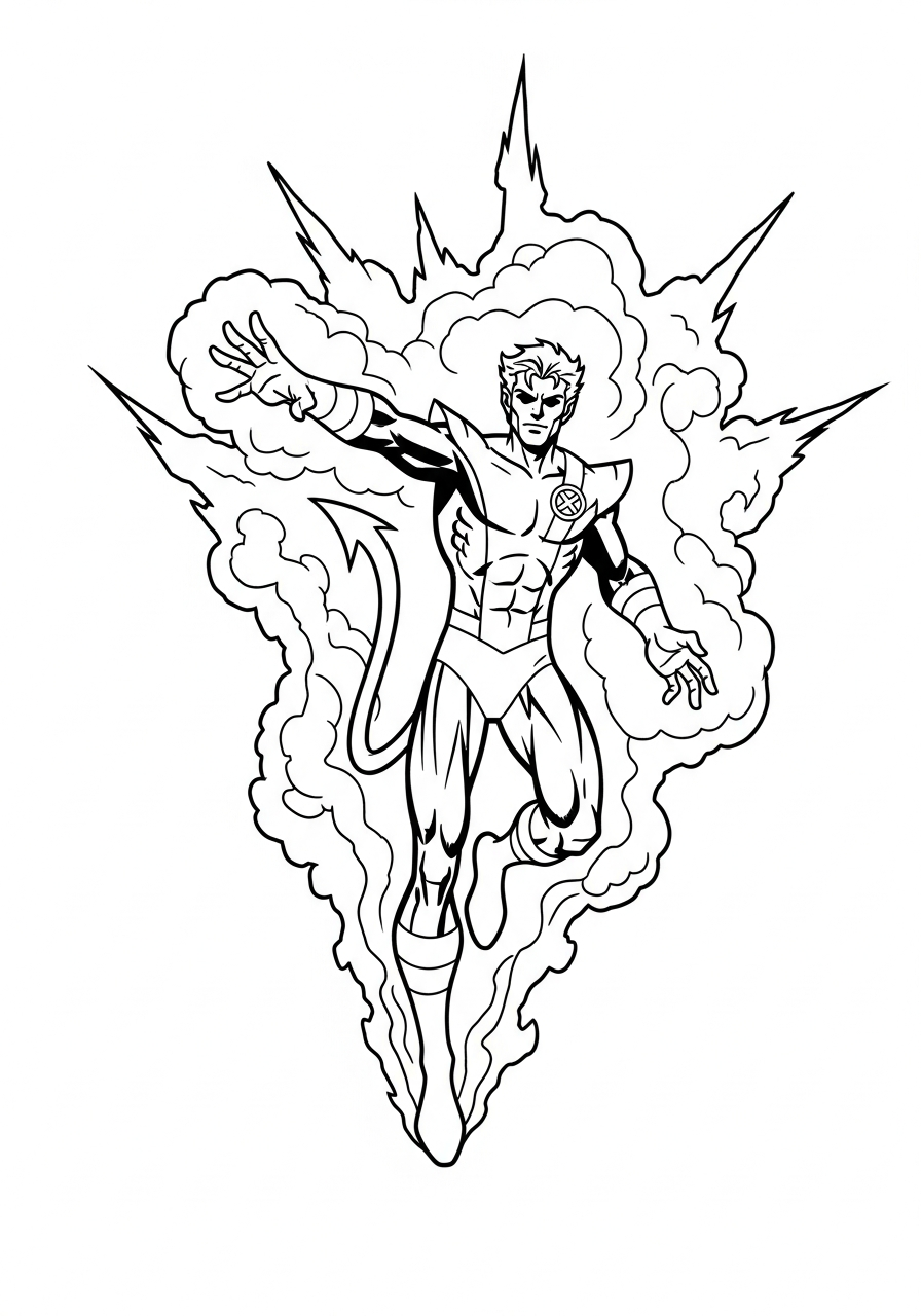 cute coloring pages X Men