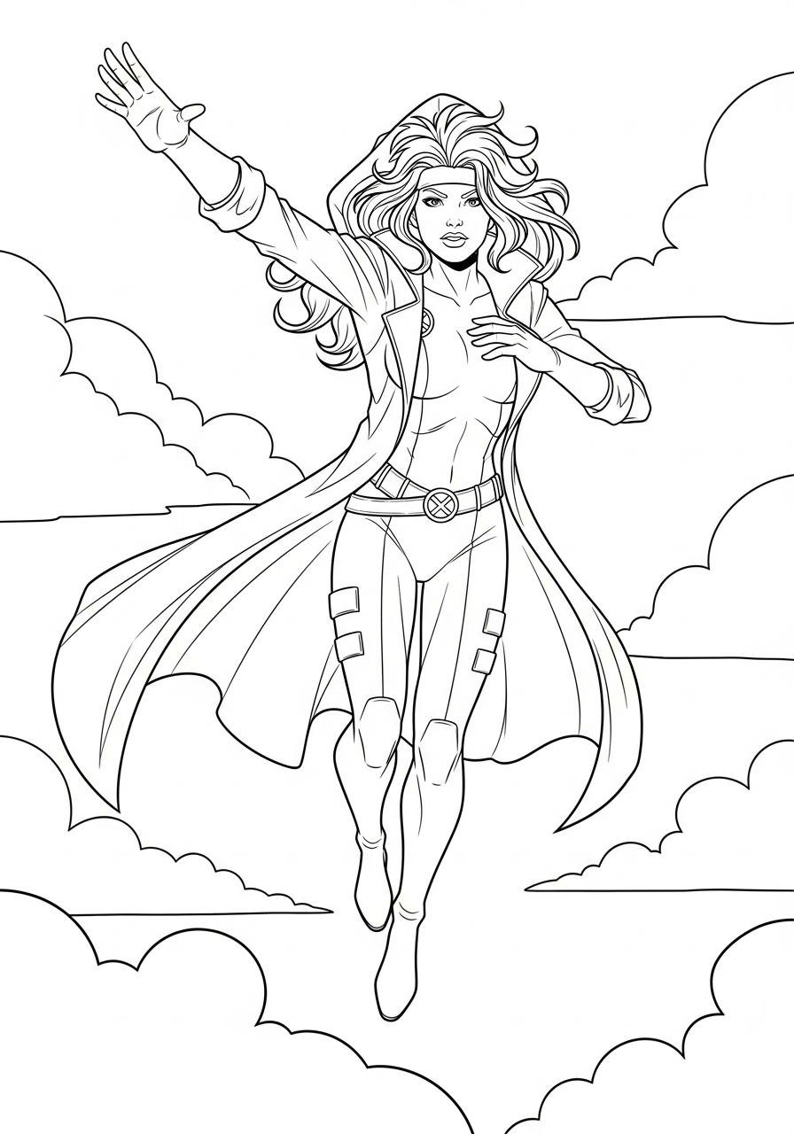X Men printable coloring pages