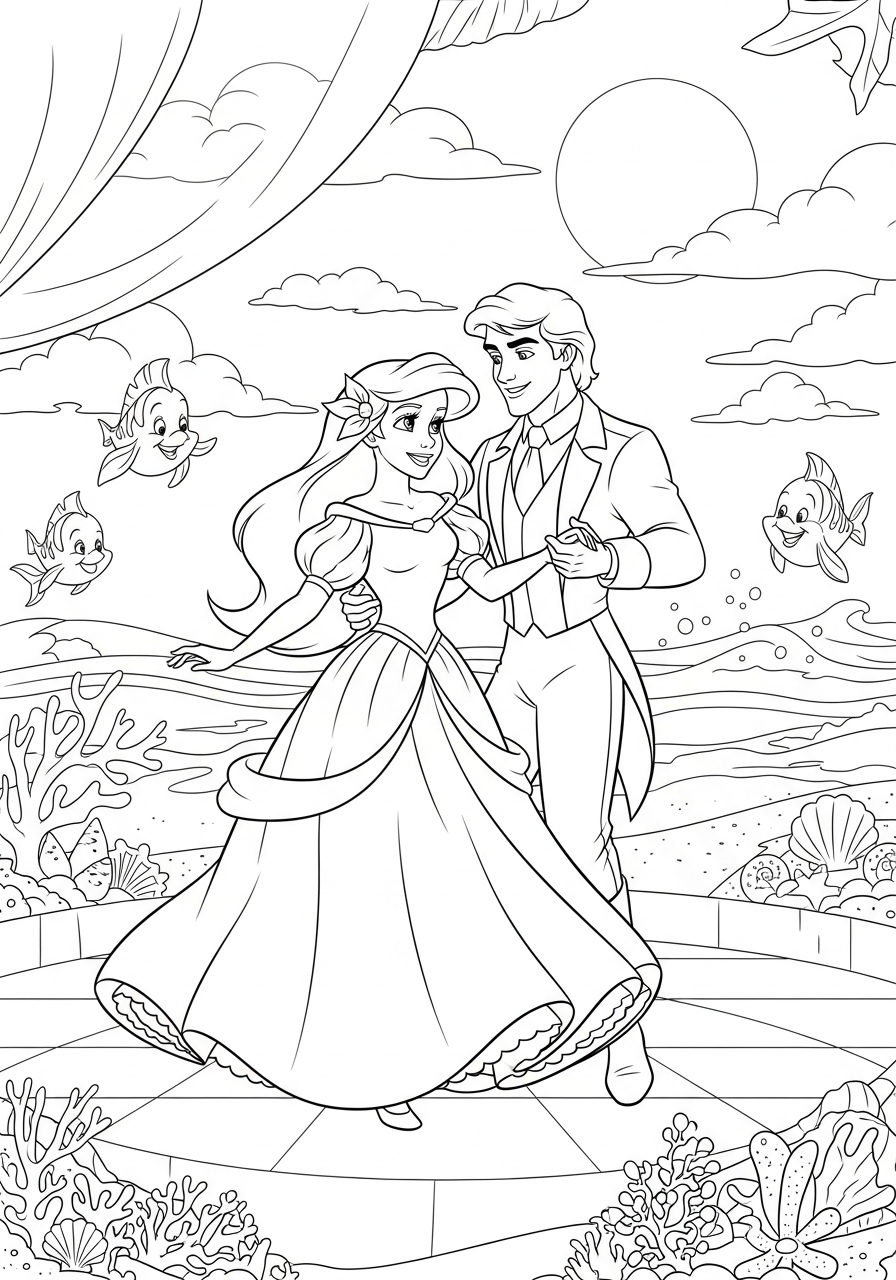 Ariel Coloring Pages 17 grinch cute Ariel coloring pages