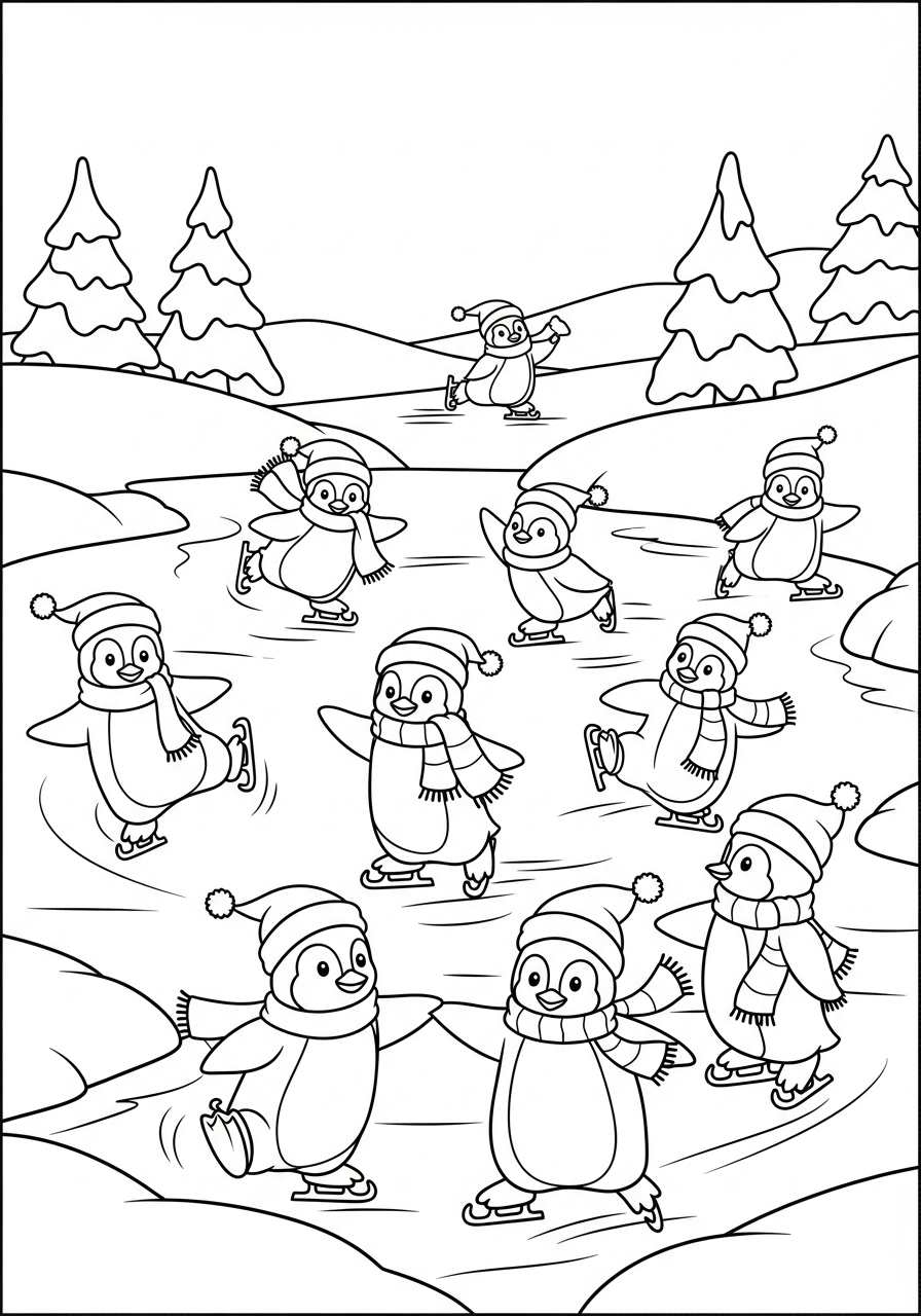 Christmas Penguin Coloring Pages 8 grinch Christmas Penguin coloring pages