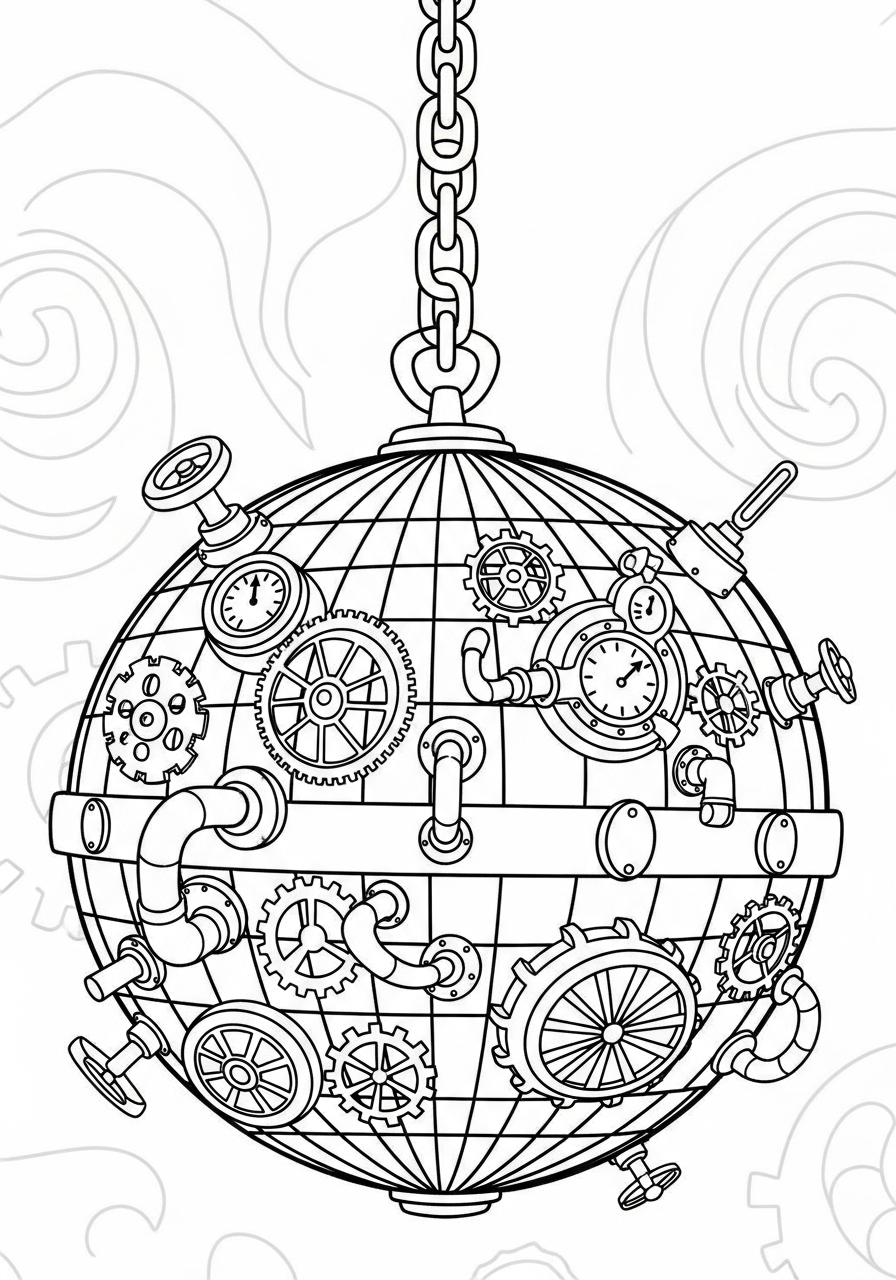 cute Disco Ball coloring pages