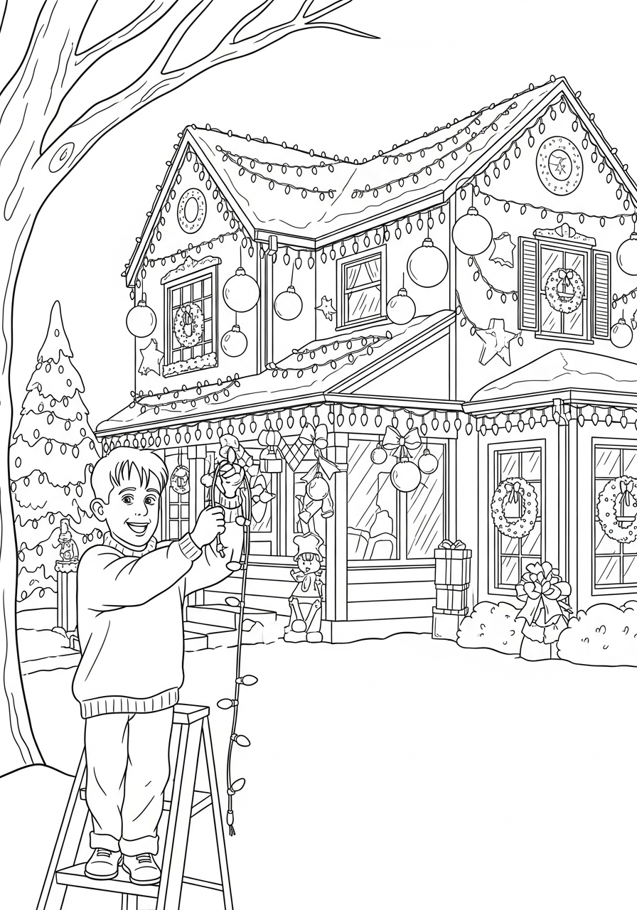 Home Alone Coloring Pages 16 free coloring Home Alone pages 1