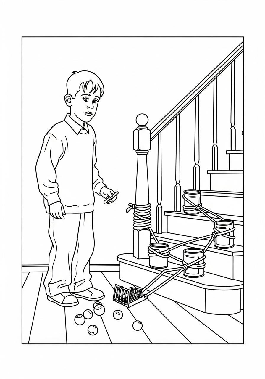 Home Alone Coloring Pages 3 free Home Alone coloring pages for adults