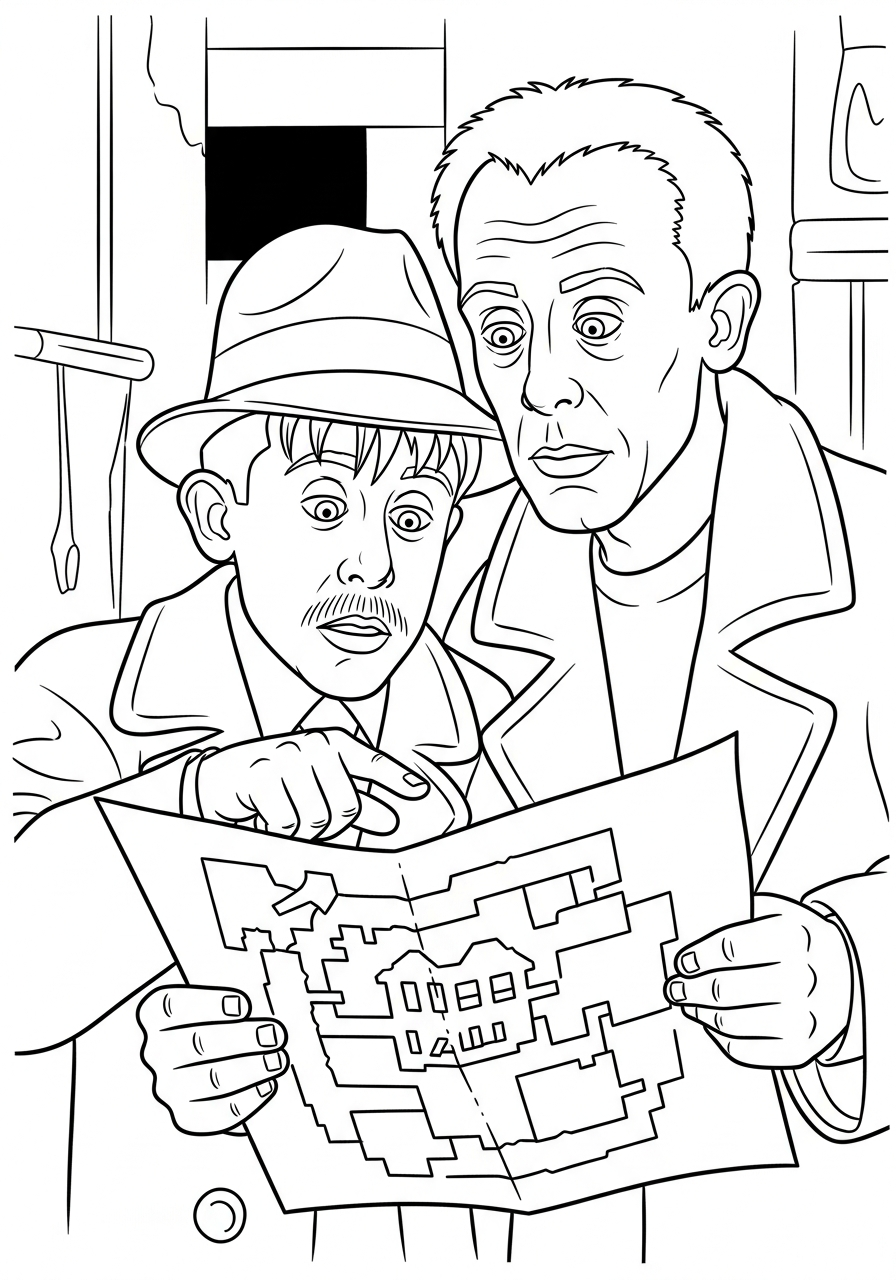 Home Alone Coloring Pages 4 free full size printable Home Alone coloring pages for adults pdf