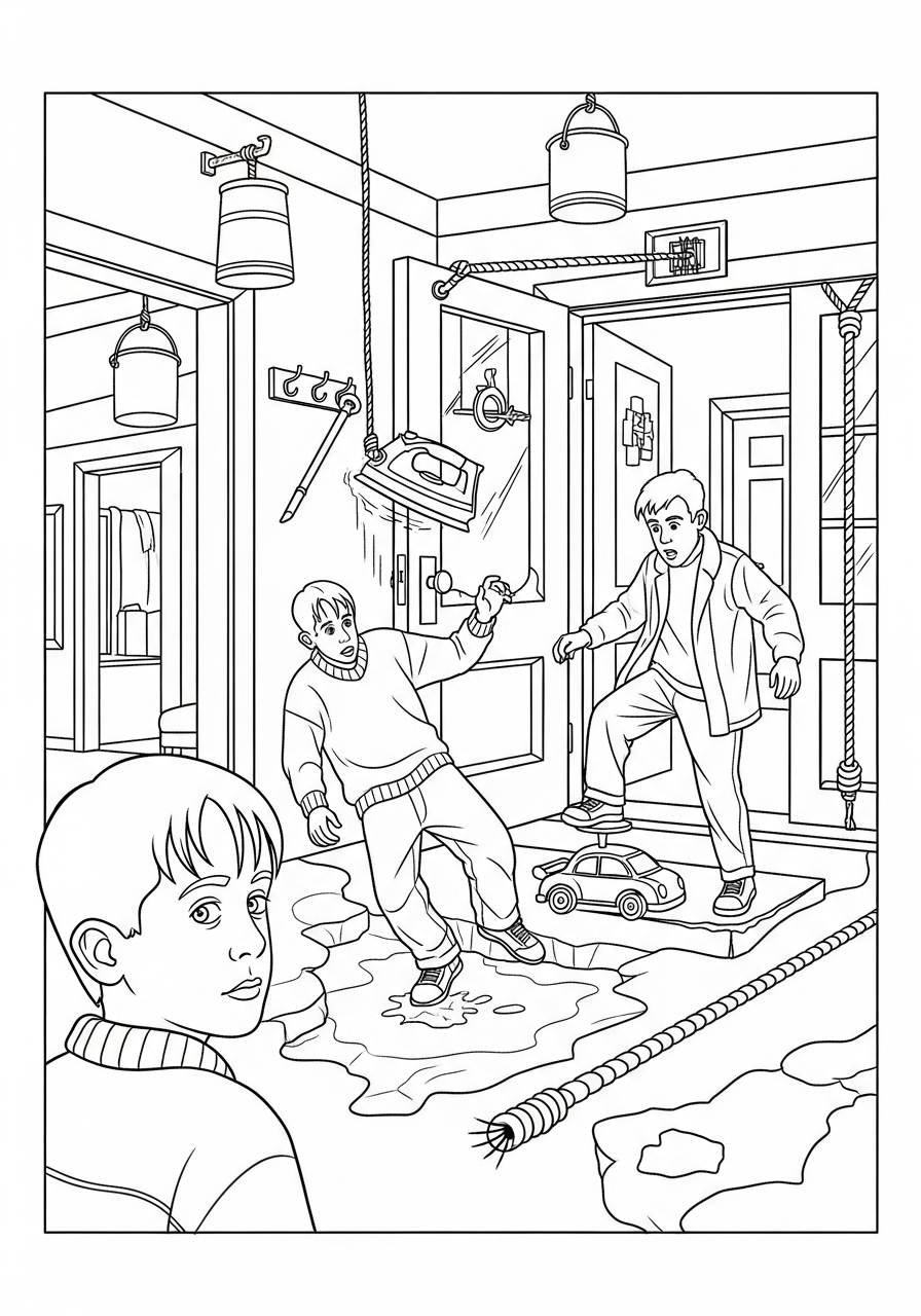 Home Alone Coloring Pages 6 free printable Home Alone coloring pages