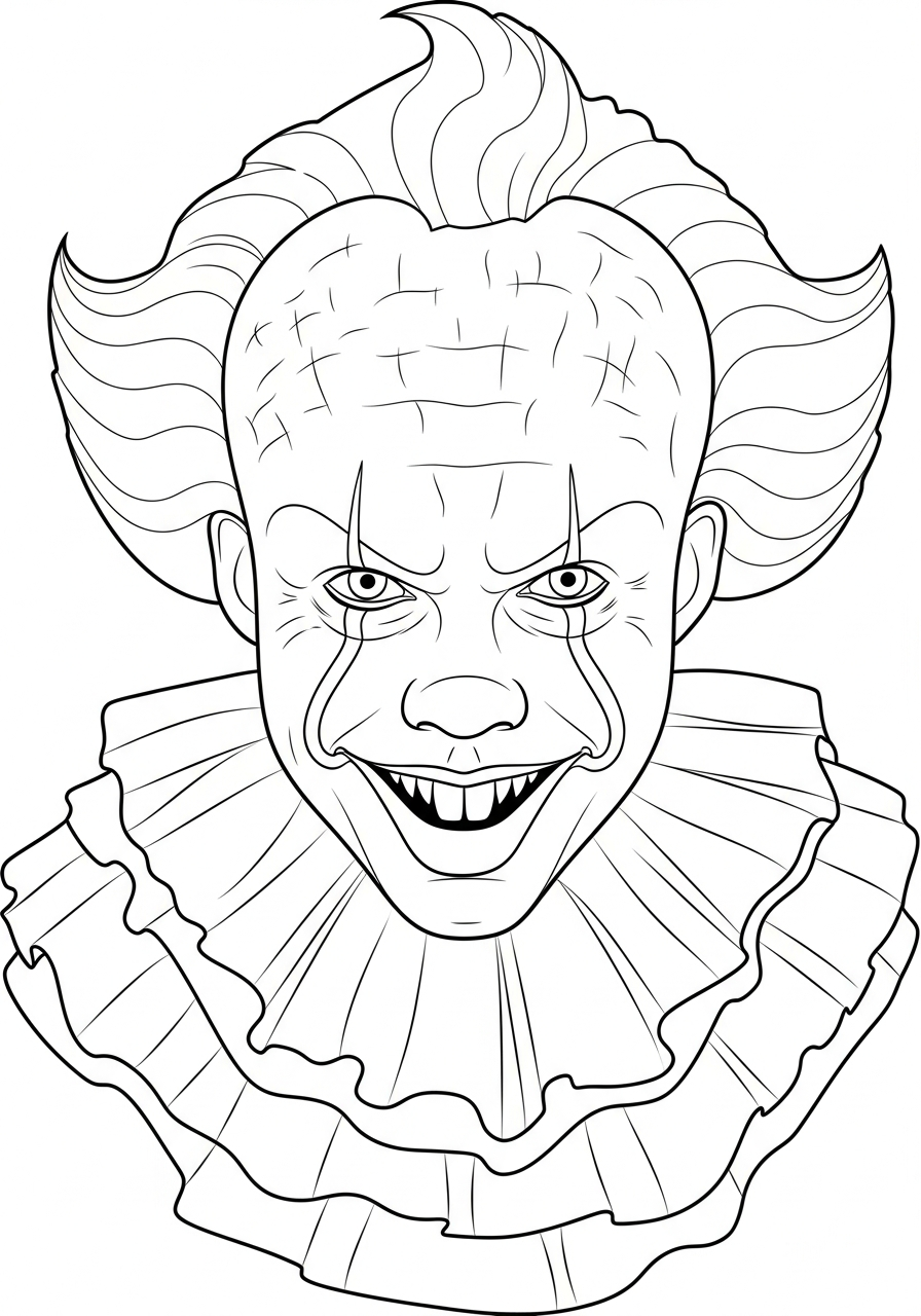 coloring pages Pennywise