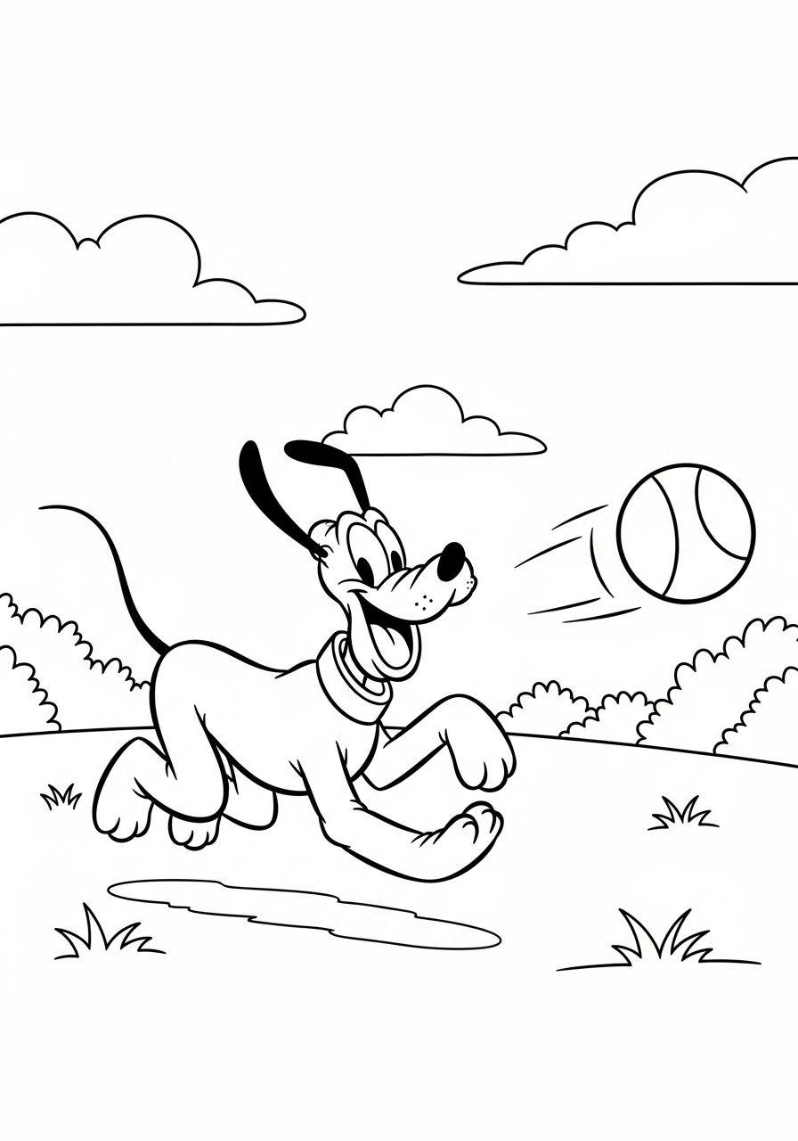 Pluto Coloring Pages 2 coloring Pluto pages